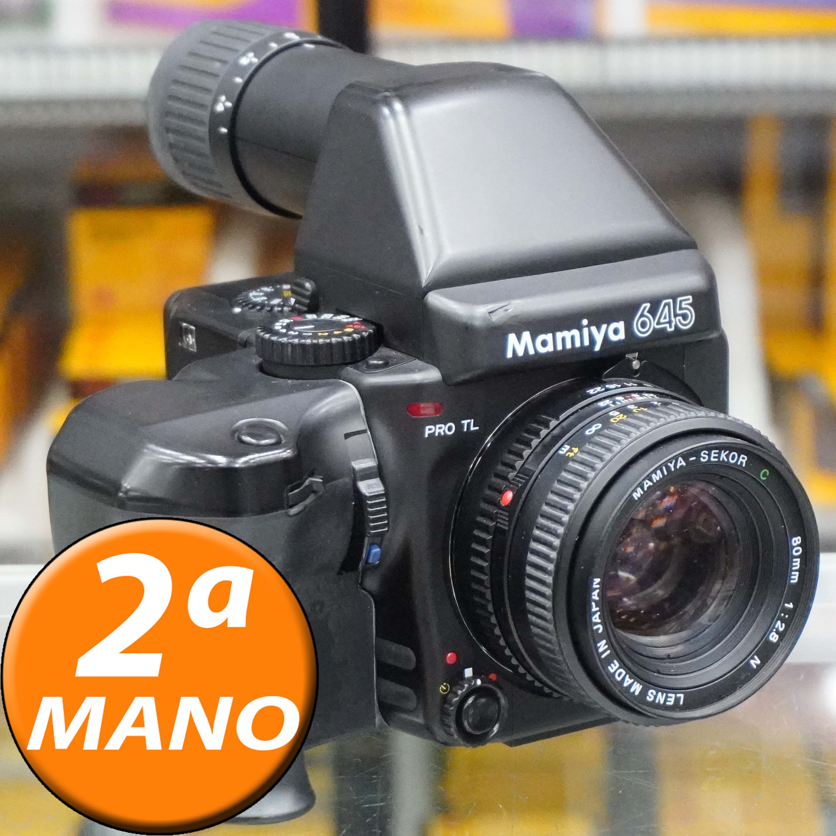 MAMIYA 645 PRO TL + 80/2.8 + 120 + VISOR PRISMA