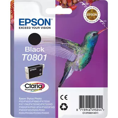 TINTA EPSON T0801 NEGRA