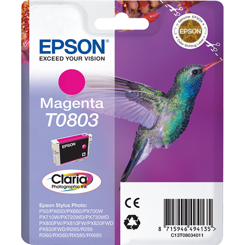 TINTA EPSON T0803 MAGENTA