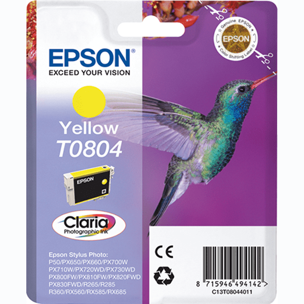 TINTA EPSON T0804 AMARILLO
