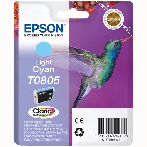 TINTA EPSON T0805 CYAN CLARO