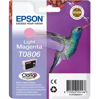 TINTA EPSON T0806 MAGENTA CLARO