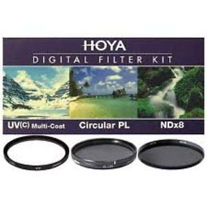 KIT DE FILTROS HOYA 58 MM (POLARIZADOR CIRCULAR + UV + ND8)
