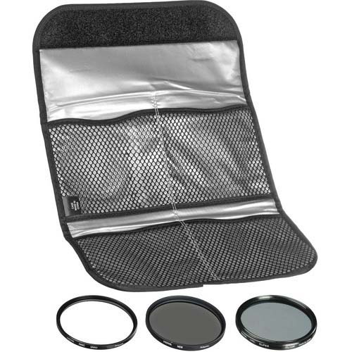 KIT DE FILTROS HOYA 77 MM (POLARIZADOR CIRCULAR + UV + ND8)