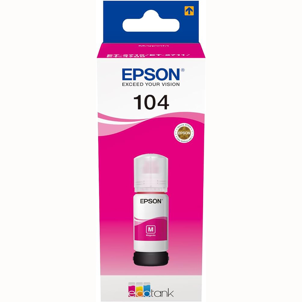 TINTA EPSON 104 MAGENTA 65 ML (M)