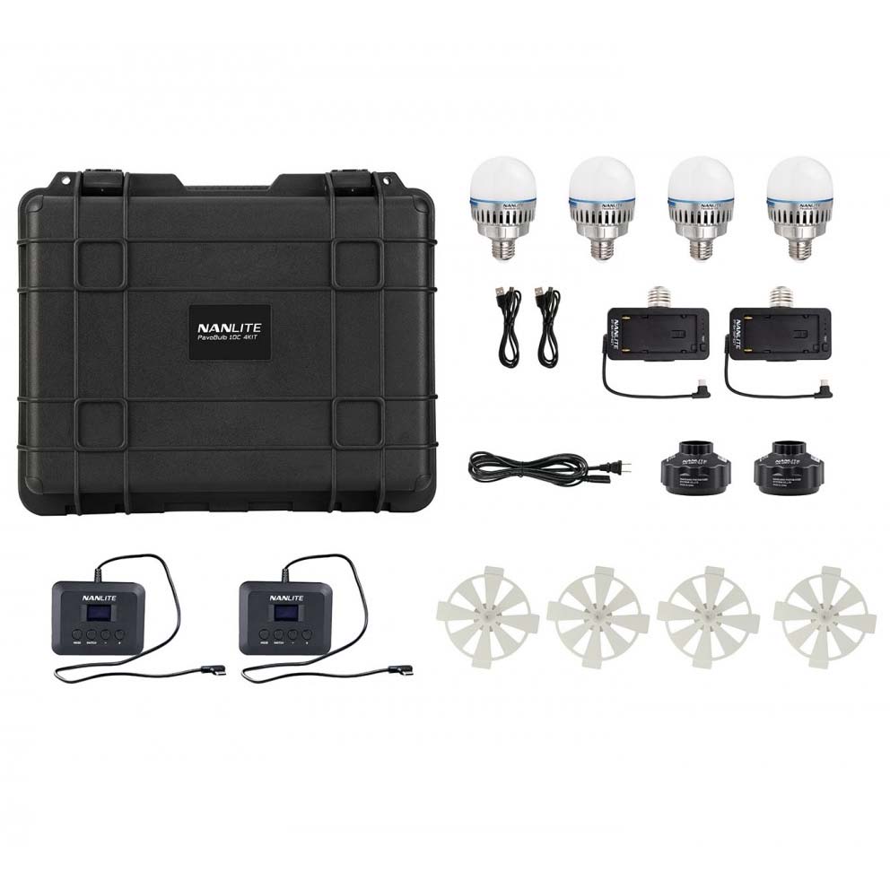 LAMPARA LED NANLITE PAVOBULD 10C KIT (4 UNID + ACCESORIOS)