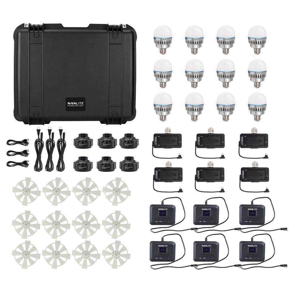 LAMPARA LED NANLITE PAVOBULD 10C KIT (12 UNID + ACCESORIOS)