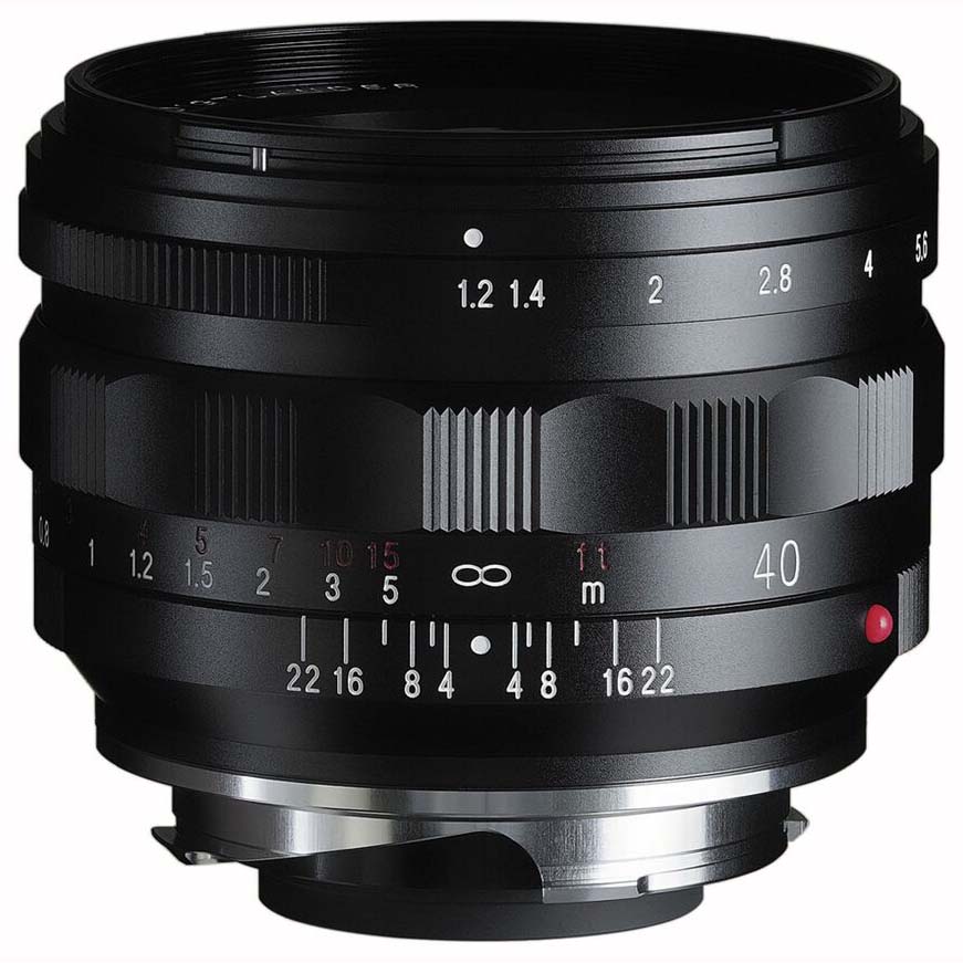 OBJETIVO VOIGTLANDER 40/1.2 II NOKTON VM LEICA M NEGRO