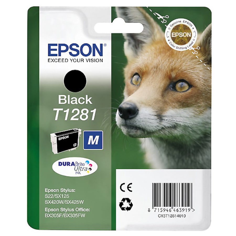 TINTA EPSON T1281 NEGRA 5.9 ML