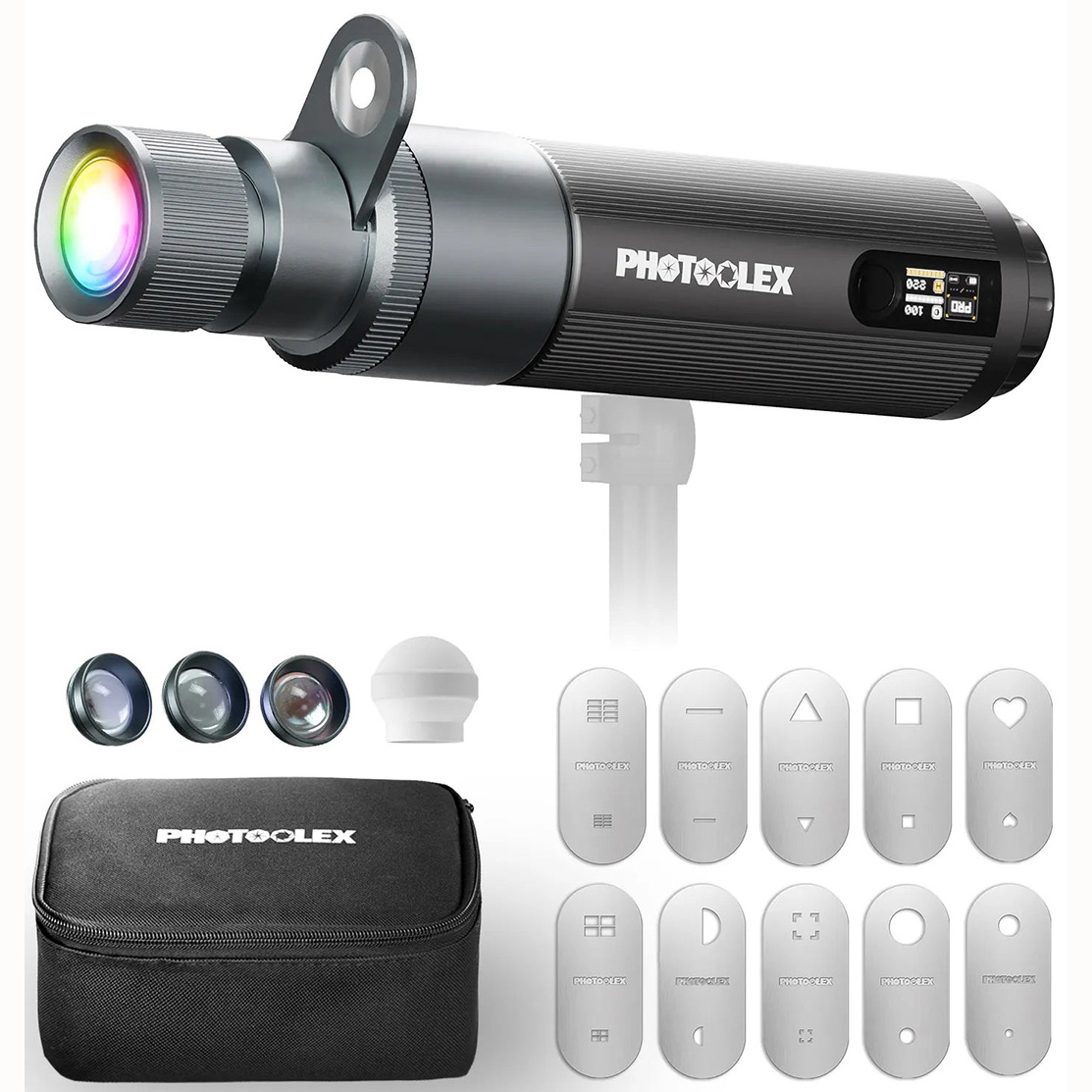 FOCO LED PHOTTIX PHOTOOLEX ZOOM 12W KIT