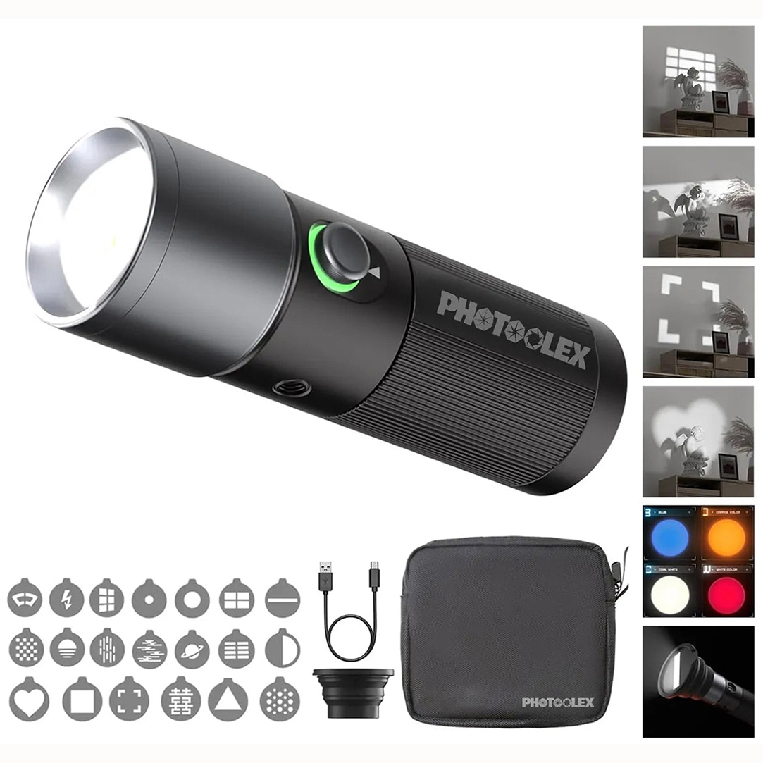 FOCO LED PHOTTIX PHOTOOLEX ZOOM 10W KIT