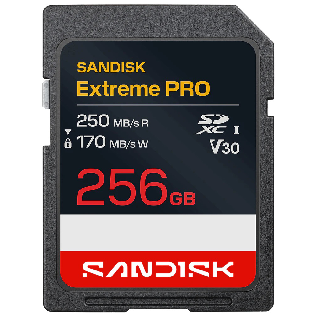 TARJETA SD 256 GB SANDISK EXTREME PRO (R250/W170) 4K UHD