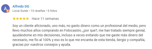 Fotocasión: Tienda online de fotografía y vídeo. Cámaras y accesorios.